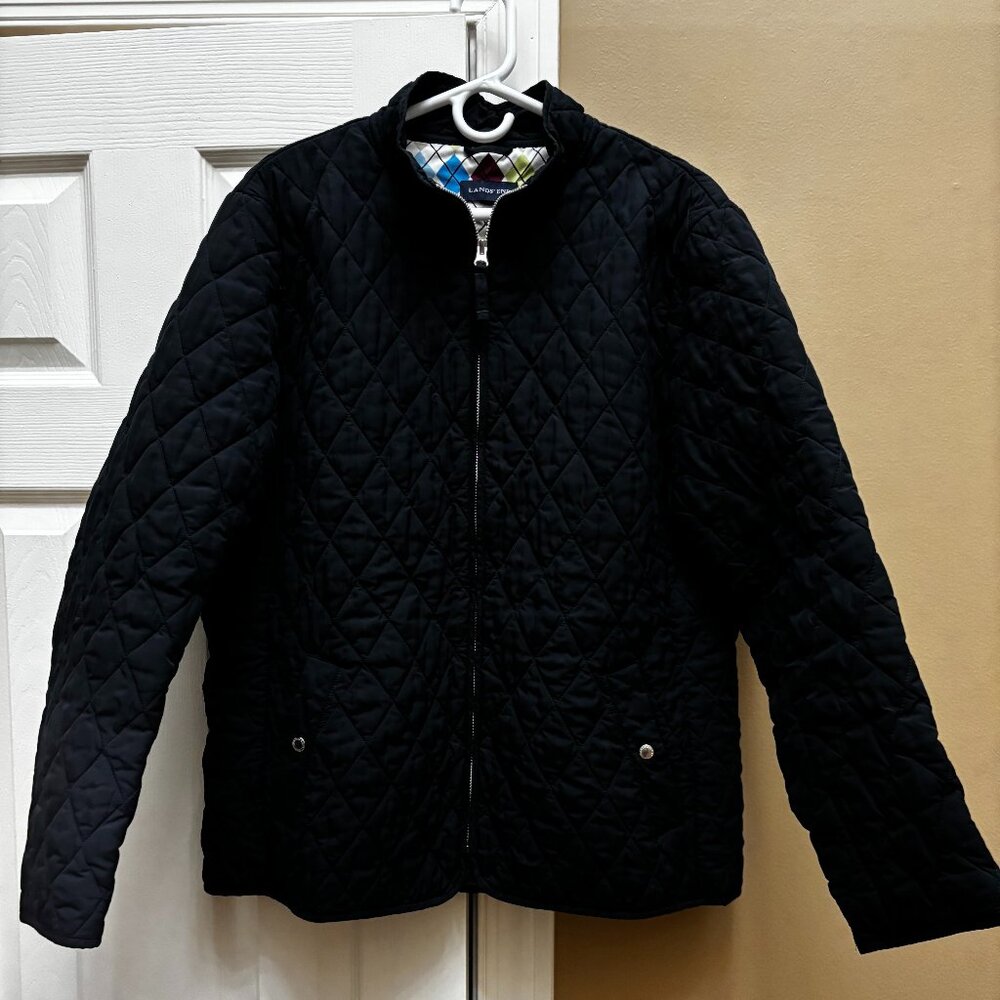 Women's Lands' End Quilted Jacket Size XL 18 - 20